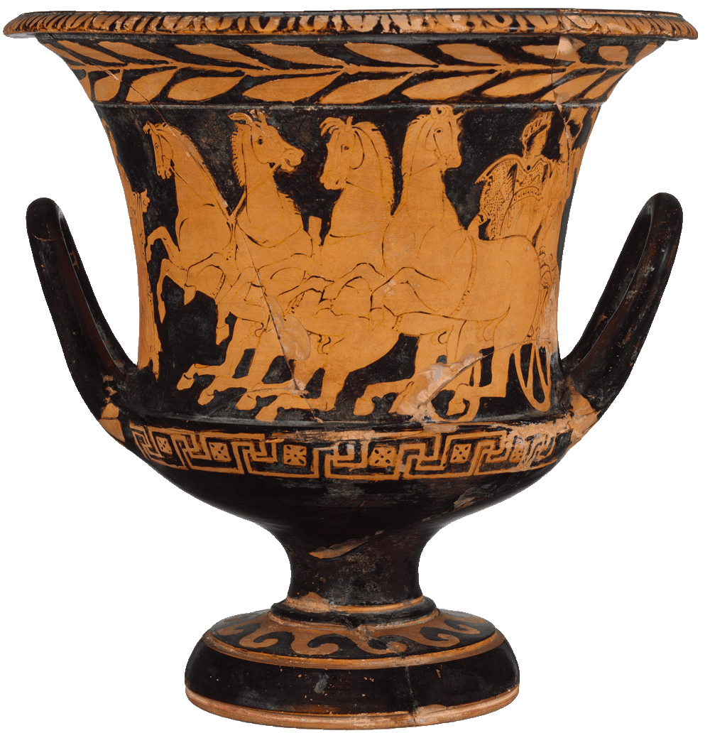 Boiotian red-figure kalyx-krater (early 4th cen. BCE)